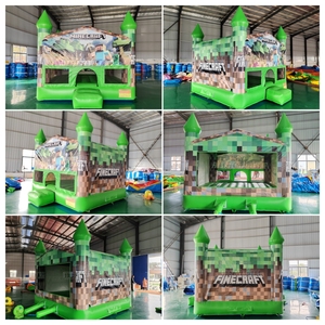 Castillo Inflable con Certificación CE, <span class=keywords><strong>Minecraft</strong></span>, 13x13 pies, Casa de Brinco para Fiestas de Cumpleaños Infantiles y Alquiler para Eventos - Product Image 6
