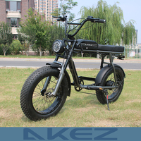 Vélo électrique tout-terrain AKEZ, batterie lithium 48V 13Ah, moteur puissant 48V 500W, vélo électrique adulte, vitesse élevée, vélo de montagne électrique