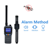 Détecteur de drone portable CHING KONG DR400-E 70MHz-6200MHz Portée de détection 1,5KM Alarme de surveillance DJI/Autel UAV FPV