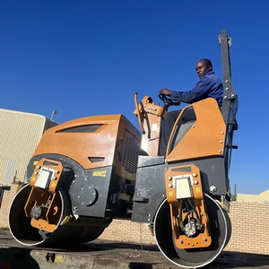 Compactador de rodillo de carretera, dispositivo vibratorio hidráulico de 1 tonelada, 2 toneladas, 3 toneladas, 4 toneladas, diésel - Product Image 1