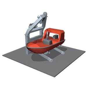 Biển điện slewing xuồng cứu sinh davit Crane - Product Image 5
