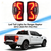 Kit de conversion de camionnette, systèmes d'éclairage, feux arrière ABS+LED, feux de freinage pour Ranger Raptor 2012-2020 PX1 PX2 PX3