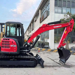 Gran oferta, precio barato, Mini Excavadora hidráulica sobre orugas usada, Yanmar ViO55, caja de cambios de 5 toneladas, buen estado, bomba de Motor Original - Product Image 1