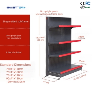 Scaffalatura Metallica a Parete per Supermercati e Negozi di Alimentari, Espositore per Attrezzature - Product Image 3