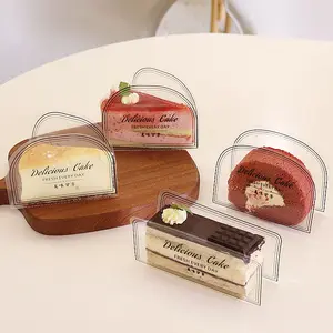 Принимаются заказы на прозрачные треугольные ошейники для тортов из ПЭТ, оберточная пленка для упаковки муссов, шоколадных тортов, декорирующие полоски 50 шт./уп.