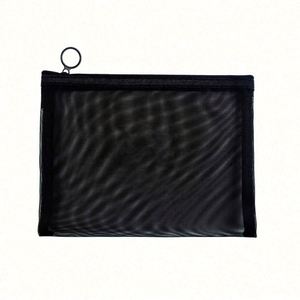 A4 A5 A6 Nylon Mesh Cosmetic Bag <b>Set</b> Transparent Mesh <b>Pencil</b> <b>Case</b> Bag - Product Image 3