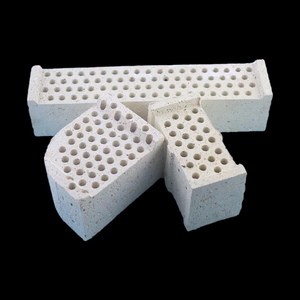 Nhiệt độ cao cordierite mullite tổ ong gốm gạch chịu lửa cao alumina baffle gạch - Product Image 3