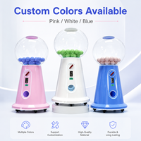 Distributeur automatique de capsules commercial, machine à monnayeur pour jouets d'enfants avec lumière LED pour centre de jeux