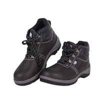 Bottes de sécurité AOXIANG en cuir véritable avec embout en acier, antidérapantes, imperméables, anti-perforation, pour la construction, l'usine, utilisation été/hiver