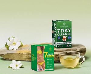 Thé Détox Minceur 100% Naturel aux Herbes <span class=keywords><strong>de</strong></span> Chine OEM – <span class=keywords><strong>Feuille</strong></span> <span class=keywords><strong>de</strong></span> Séné, Gynostemma, Écorce d'Orange, <span class=keywords><strong>Feuille</strong></span> <span class=keywords><strong>de</strong></span> <span class=keywords><strong>Ginkgo</strong></span> – Thé Vert Minceur 7 Jours - Product Image 1