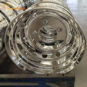 Rueda de Aluminio para Camión de 17.5x6.0 Pulgadas, Mecanizada y Pulida, Forjada, para Camiones/Autobuses, Rueda Doble - Product Image 4