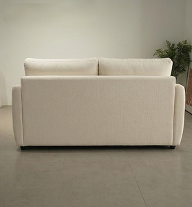 Divano <span class=keywords><strong>Letto</strong></span> Estraibile Multifunzionale Beige Crema, Moderno Divano <span class=keywords><strong>Letto</strong></span> in Tessuto a <span class=keywords><strong>2</strong></span> <span class=keywords><strong>Posti</strong></span> - Product Image 5