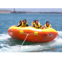 Bateau gonflable pour 5 personnes, type donut, remorquable, en PVC, certifié EN14960 pour les sports nautiques
