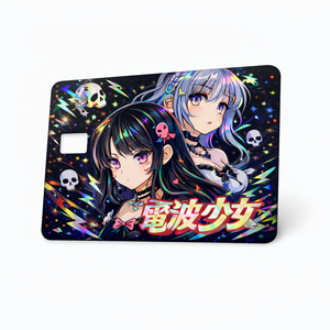 Pegatina Removible Personalizada <span class=keywords><strong>para</strong></span> <span class=keywords><strong>Tarjetas</strong></span> de Crédito <span class=keywords><strong>Bancarias</strong></span>, con Diseño Holográfico/Dorado, Vinilo PVC con Recubrimiento Holográfico Anime - Product Image 4