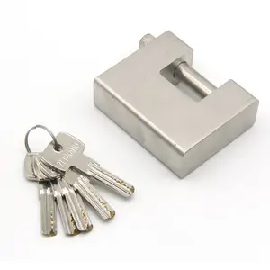 Plated rectangle blade iron padlock 50-100mm Candados