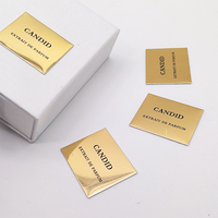Autocollants métalliques personnalisés de luxe de haute qualité : étiquettes de logo imperméables pour flacons de parfum, meubles et bouteilles de vin