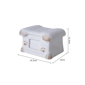 2025 urna de cerámica Premium para mascotas de alta calidad para cenizas, urna conmemorativa para mascotas, recuerdo conmemorativo con diseño elegante - Product Image 5