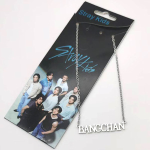 Collana in Acciaio Inossidabile K POP Straykids con Ciondolo Targhetta Nome FELIX HAN BANGCHAN HYUN CHANHGBIN - Regalo Unico per i Fan - Product Image 3