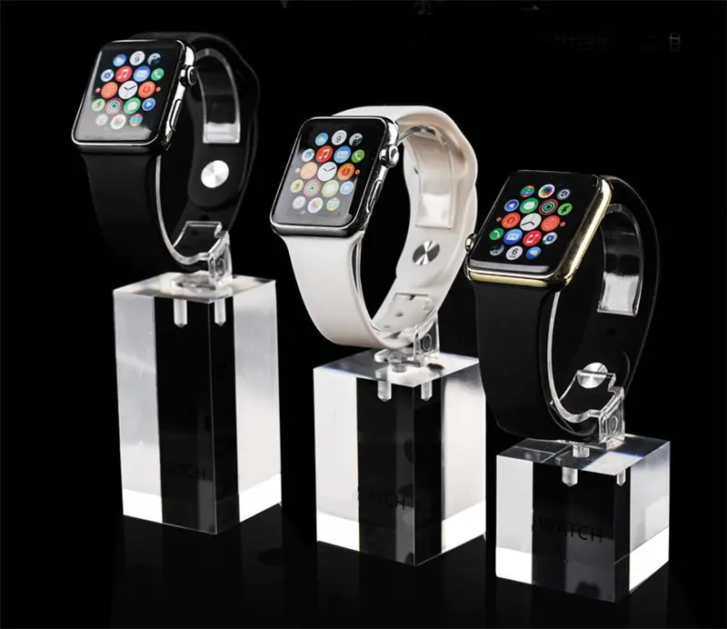 Universal Watch Display Stand Acryl uhr Show Base Transparenter Smart Watch Halter 4 6 8 cm Höhe