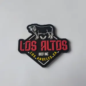 Personalized Pvc Patches Garment Clothing Embossed Brand Logo Badge 2D 3D PVC Rubber Patch With Your Own Logo