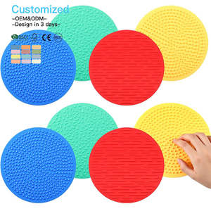 Tappetini Sensoriali in Silicone EDULAND OEM ODM, Cuscinetti Tattili per Bambini, Giocattoli Montessori per <span class=keywords><strong>Autismo</strong></span> ADHD, Calmanti per Aula e Scrivania - Product Image 3