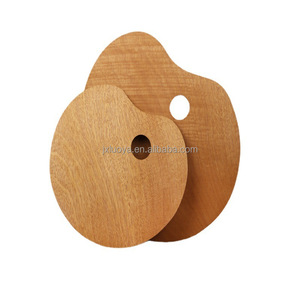 <span class=keywords><strong>Palette</strong></span> <span class=keywords><strong>en</strong></span> <span class=keywords><strong>bois</strong></span> inachevée pour artisanat <span class=keywords><strong>peinture</strong></span> plateau de <span class=keywords><strong>peinture</strong></span> d'artiste d'art ovale ergonomique avec trou pour le pouce - Product Image 5