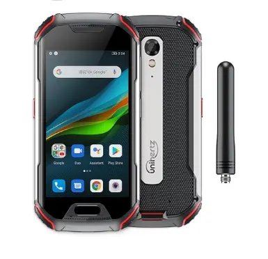 Unihertz โทรศัพท์มือถือ Atom XL DMR Walkie-Talkie,โทรศัพท์มือถือ Android 10กันน้ำ IP68 6GB + 128GB 48 MP 4300MAh NFC 4G LTE