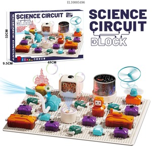 Kit de Aprendizaje STEM Interactivo - Set de Bloques de Circuitos Científicos con Piano, Laberinto, Ventilador Visual y Luces LED para la Escuela y el Hogar - Product Image 4