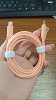 Kabel USB Type-C Tembaga Murni Berkualitas Tinggi Pd27w 3A Pengisian Cepat untuk Ponsel IOS dengan Selubung PVC Langsung dari Pabrik
