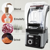 Blender Zware 1500Watt Keuken Elektronische Keukenmachine Milkshake Commerciële Blender Machine