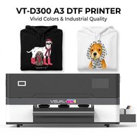 Impresora Digital A3 DTF XP600 para Personalización de Logotipos en Prendas de Vestir, Plotter de Transferencia Térmica Textil de Alta Resolución