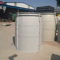 Chambre d'inspection préfabriquée robuste avec surface antidérapante, marque ZQ, fabriquée en Chine pour les eaux usées urbaines