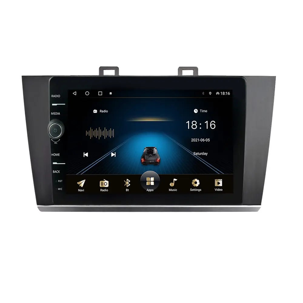 Reproductor de dvd para coche, radio AM FM automática para Subaru Legacy Outback 2015, 2016, 2017, 2018, IPS, QLED, carplay, sistema de vídeo ESTÉREO