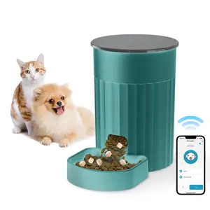 Papifeed 2024 Armée Vert Intelligent Automatique Distributeur De Nourriture Pour Chien À Distance Wifi APP Contrôle Intelligent Mangeoire Pour Animaux De Compagnie