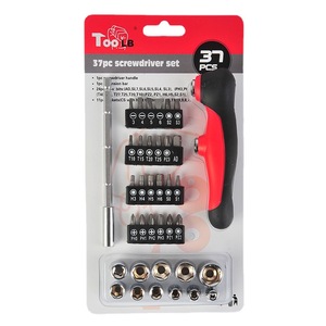 Ensemble de tournevis Lixin 37 pièces avec embouts et douilles pour usage domestique - Product Image 1