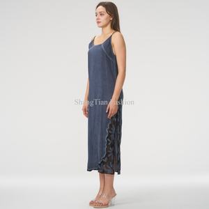 Nouvelle Robe d'Été Personnalisée pour Femmes 2025 – Robe Fluide en Dentelle sans Manches à Col Halter - Product Image 3
