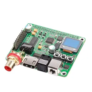 Raspberry Pi DAC Audio Decoder Board HIFI Expansion Module Supports Coaxial Fiber I2S OUT For Raspberry Pi 3B 3B+ 4B