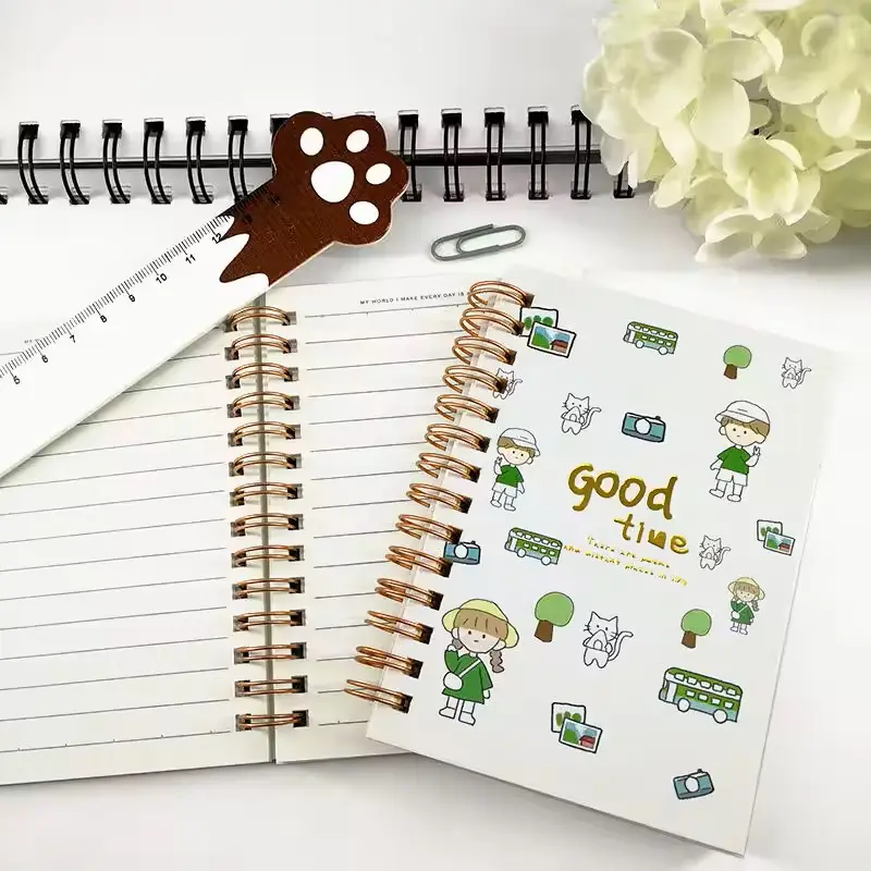 Custom 2024 100 Pages For Journal Dairy Day Planner Notebook Spiral Notebook For School