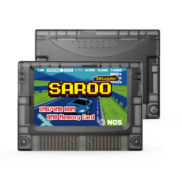 Latest Sar-oo HDLoader for Se-ga Saturn Gaming Console Plug & Play Game Cartridges with 300 Select Se-ga Games with SD Card