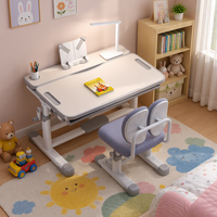 Bureau et chaise d'étude pour étudiants, réglables en hauteur, pour la maison, le bureau et l'extérieur