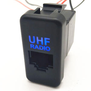 Toyo ta Hilux Prado UHF Radio Socket Upqrade impermeable RJ45 Car Dash Pass Through con luz LED ajuste directo estilo OEM - Product Image 2
