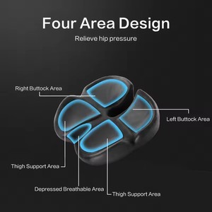 <span class=keywords><strong>Coussin</strong></span> de siège en mousse à mémoire de forme <span class=keywords><strong>Coussin</strong></span> de prostate orthopédique antidérapant pour coccyx Sciaticaback Soulagement de la douleur Chaise confortable Siège de voiture - Product Image 4