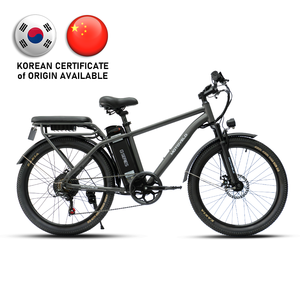 Электровелосипед MOTOVELO City Eco 24 дюйма, 48 В, 500 Вт, 7,6 А/ч, для городских рабочих с 7 скоростями, без демпинга - Product Image 1