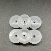 Bouchon transparent de différentes tailles avec bouchons ronds en plastique pour bouchons d'extrémité PE Inserts