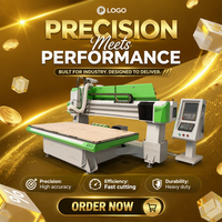Routeur CNC ATC 2513 haute efficacité 7,5 kW avec changeur d'outils automatique et table mobile à vis à billes pour la découpe d'acrylique