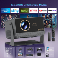 Projecteur Android Home Cinéma en gros 4K Full HD Téléphone mobile Smart TV Projecteurs Jeux vidéo Extérieur Portable Mini Proyector