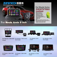 ZESTECH-reproductor de vídeo para coche, radio con pantalla táctil QLED, 1 Din, 12,3 pulgadas, BT5.0, 6 + 128G/8 + 256G, CarPlay inalámbrico, 6g/64g, 1920x720P