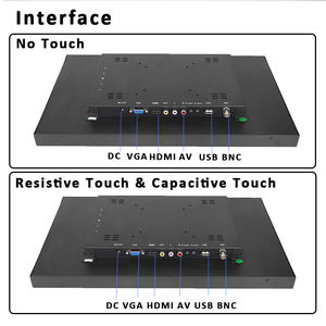 10.1 Inch Open Frame Monitor 1280*800/1920*1200 Capacitieve Touchscreen Monitor Industriële Lcd-Scherm Met HD-MI Vga Bnc Av Usb - Product Image 3