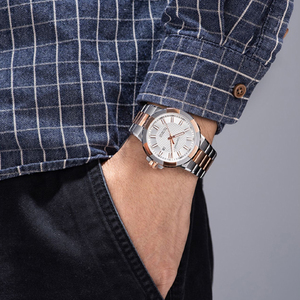 Reloj Mecánico de Lujo para Hombre, Automático, con Correa de Acero y Zafiro, Resistente al Agua 10ATM - Product Image 6