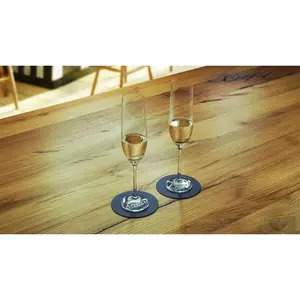 Faux leather <b>coaster</b> custom merchandising - Product Image 1